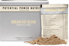 Potential Power Nutrition: Breakfast Blend Chocolate Shake
